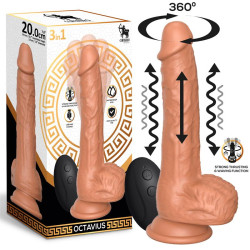CENTAURO Gode Rotatif Vibrant Octavius 15 x 3.7cm